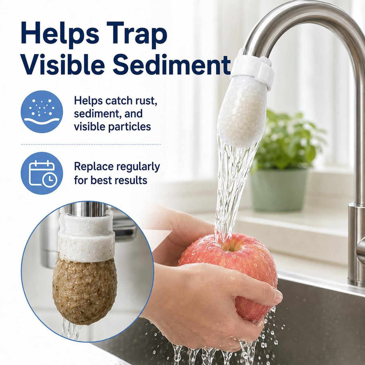 Faucet Filter Cotton Bag Pack of 10