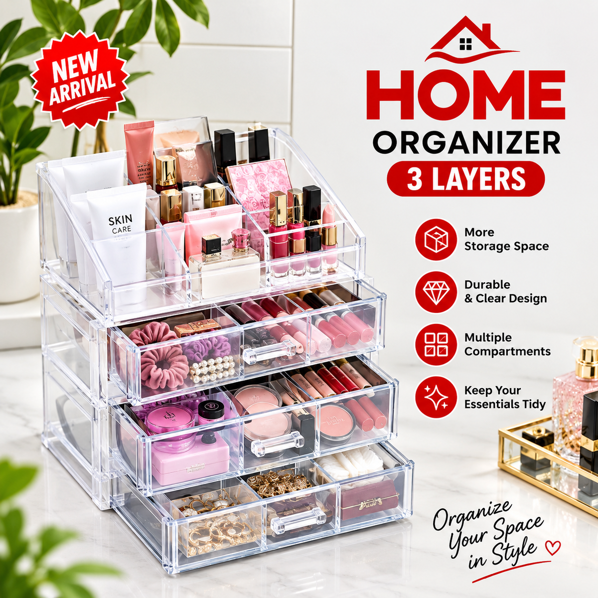 Home Organizer 3 Layer