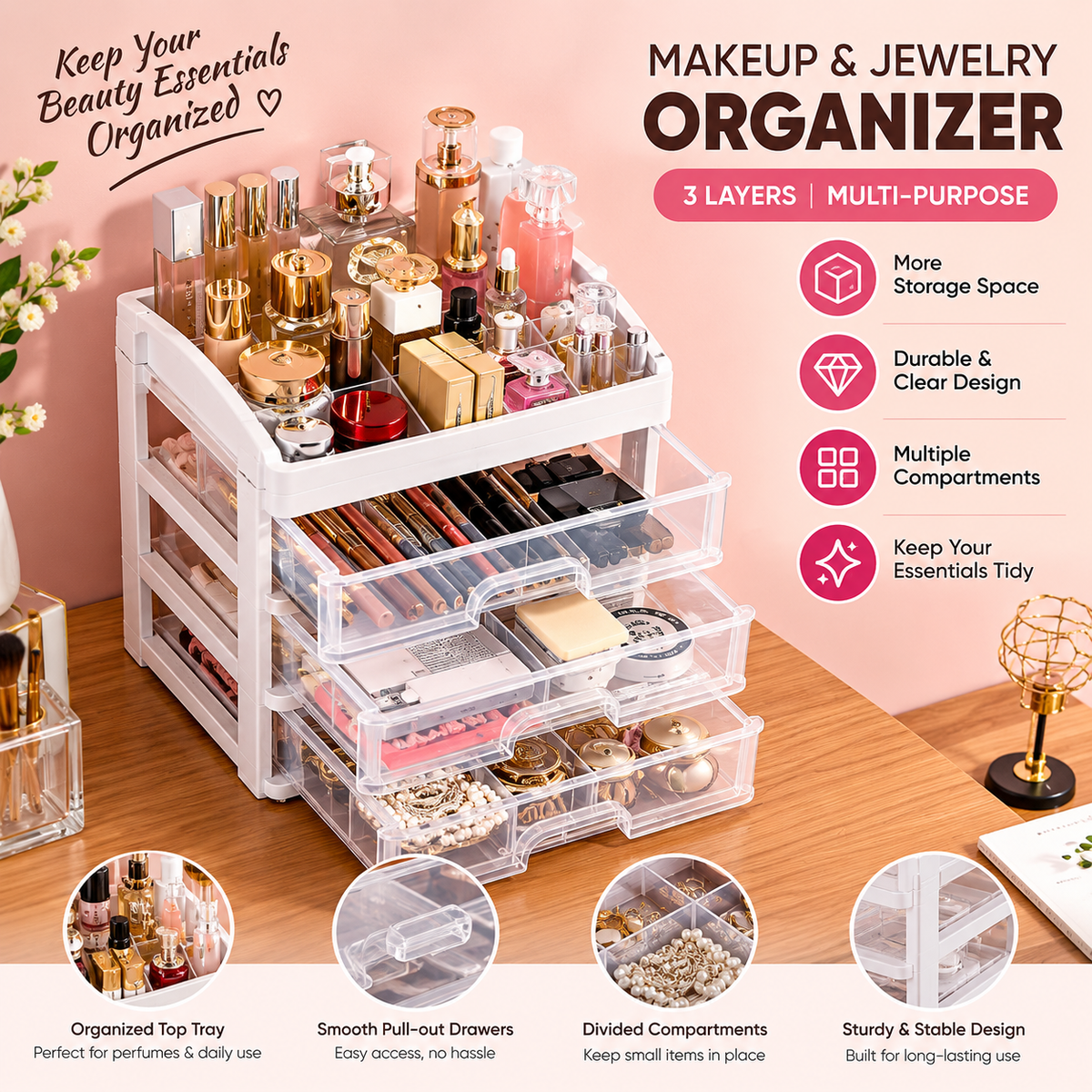 Home Organizer 3 Layer
